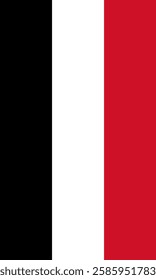 Vertical Yemen Flag Vector Images