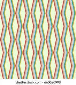 Vertical zigzag, vector graphic texture