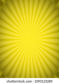 Vertically long Gradation sunburst background