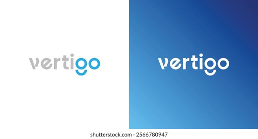 Vertigo Text Logotype Logo Design