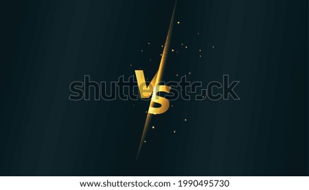 verus vs banner for product comparison or sports battle
