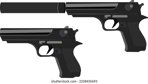 Vectores de pistolas muy activos
