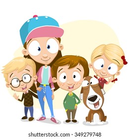 Very adorable kids portrait 