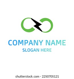Un logotipo industrial muy atractivo adecuado para el logotipo de una empresa de automóviles eléctricos o para el logotipo de una empresa eléctrica o para el de una empresa de baterías
