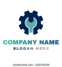 A very attractive industrial logo suitable for an automotive company logo or a machine tool company logo
