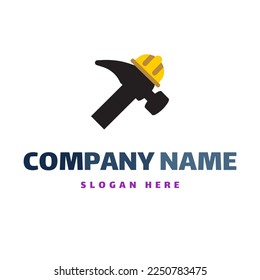 A very attractive industrial logo suitable for a home building company logo or a building repair company logo