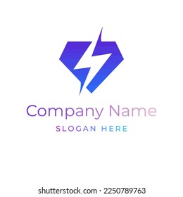 A very attractive industrial logo suitable for an electric car company logo or a battery company logo
