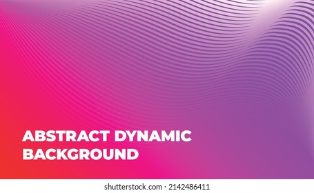 Very beautiful abstract background from a wave of red, blue, yellow, pink wave and lines. Flyer banner template vector eps 10
