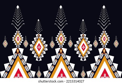 Very beautiful abstract ethnic geometric pattern design for background or wallpaper.