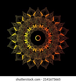 very beautiful, artistic, vector mandala for illustration and Wall decoration