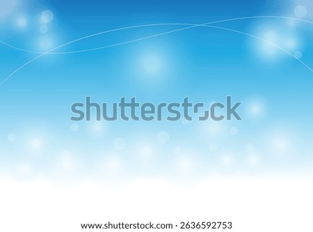 Very beautiful blue background with sparkling circles of light