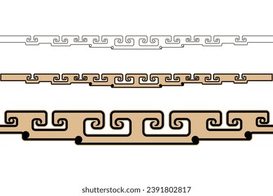 Very beautiful decorative patterns of traditional Chinese furniture