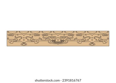 Very beautiful decorative patterns of traditional Chinese furniture