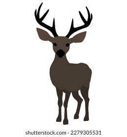 A very beautiful deer vector artwork