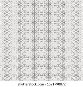Very beautiful ethnic seamless pattern, gray and dark neutral, stylish, for backgrounds, carpets, wallpapers, clothing, wrappers, fabrics, classic and vintage vector illustrations. floral, abstract.