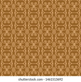 Very beautiful floral Seamless pattern, stylish, for background, carpet, wallpaper, clothing, wrapping, fabric, Vector illustration classic and vintage.