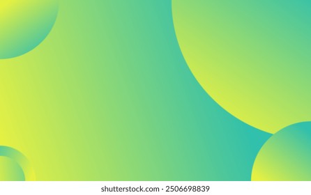 Very beautiful green gradient abstract background