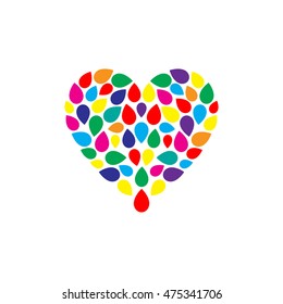 very beautiful heart Icon, vector illustration