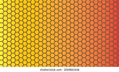 very beautiful honeycomb background. vector eps 10
