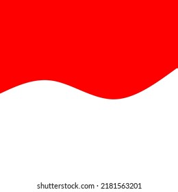 vector de bandera indonesia muy hermoso