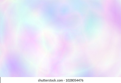 Very beautiful iridescent paper. Holographic Foil. Wonderful magic background. Colorful card. Rainbow art. Trendy punchy pastel