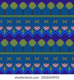 Diseño de patrón sin costuras de tejido muy hermoso para decorar, Fondo de pantalla, envoltura, papel, tela, fondo, telón de fondo y etc.