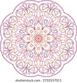 Muito belo design mandala em vetor para você