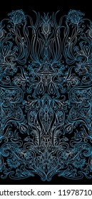 Very beautiful openwork pattern in retro style
