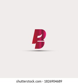 very beautiful and pretty pink b logo