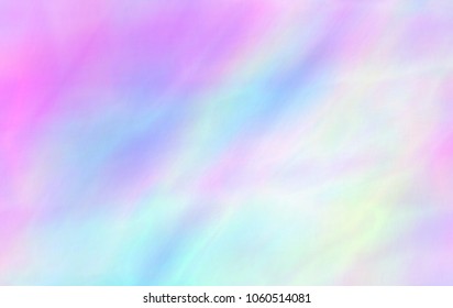 Very beautiful rainbow art. 80s, 90s background. Holographic abstraction - TRENDY colorful texture in pastel colors. Very beautiful iridescent texture. Holography foil