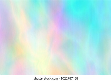 Very beautiful rainbow texture. Hologram Foil. Wonderful magic background. Fantasy colorful card. Iridescent art.