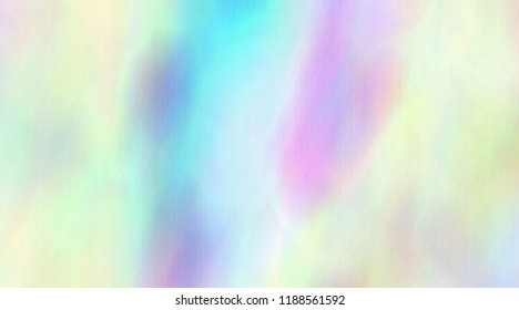 Very beautiful rainbow texture. Holographic Foil. Wonderful magic background. Fantasy colorful card. Iridescent art. Trendy punchy pastel. Soft hues are a classic spring, summer.  Vector EPS10.