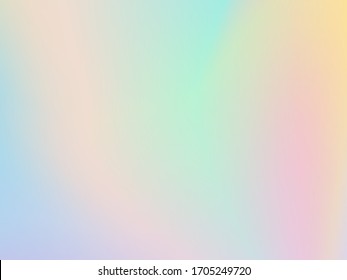 Very beautiful rainbow texture. Holographic Foil. Wonderful magic background. Fantasy colorful card. Iridescent art. Trendy punchy pastel
