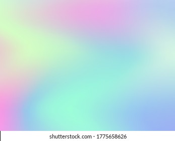 Very beautiful rainbow texture. Holographic Foil. Wonderful magic background. Fantasy colorful card. Iridescent art. Trendy punchy pastel
