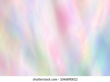 Very beautiful rainbow texture. Vector Holographic Foil. Wonderful magic background. Fantasy colorful card. Iridescent art. Trendy punchy pastel