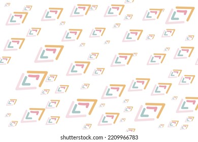 Sehr schöne rhombus nahtlose Muster Vektor-Ornament-Design Es ist ein Muster durch die Kombination von Freehand erstellt. Erstellen Sie schöne Stoffmuster. Design für den Druck. Verwendung in der Modebranche.