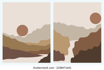 very beautiful scenery in brown