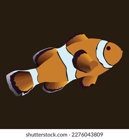 A very beautiful sea fish vector artwork