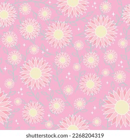 Very beautiful Seamless floral pattern . Creative floral vintage texture. pattern for wallpaper, background, surface, fabric, print, cover, banner and invitation, Vector illustration