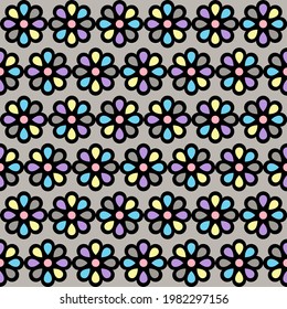 Diseño de patrones muy hermosos y sin fisuras para la decoración, papel de pared, papel de envoltura, tela, fondo, etc.