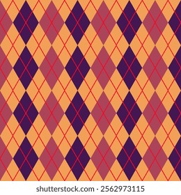 Very beautiful seamless pattern design for decorating, wallpaper, fabric, backdrop and etc. Seamless argyle Pattern. 