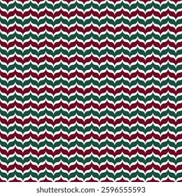 Very beautiful seamless pattern design for decorating, wallpaper, wrapping paper, fabric, backdrop and etc. Triangle seamless pattern. Christmas color.