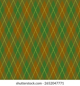 Diseño de patrón transparente muy hermoso para decorar, Fondo de pantalla, tela, telón de fondo y etc. Patrón de Argyle sin costuras. 