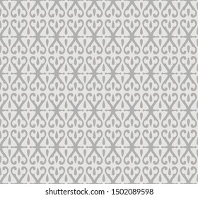 Very beautiful Seamless pattern gray and dark neutral, stylish, for backgrounds, carpets, wallpapers, clothing, wrappers, fabrics, classic and vintage vector illustrations. floral, abstract.