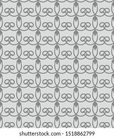 Very beautiful Seamless pattern gray and dark neutral, stylish, for backgrounds, carpets, wallpapers, clothing, wrappers, fabrics, classic and vintage vector illustrations. floral, abstract.