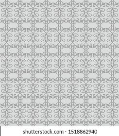 Very beautiful Seamless pattern gray and dark neutral, stylish, for backgrounds, carpets, wallpapers, clothing, wrappers, fabrics, classic and vintage vector illustrations. floral, abstract.