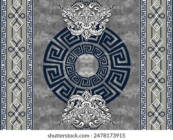 A very beautiful shape that can be used as a carpet design for the home or as a beautiful background