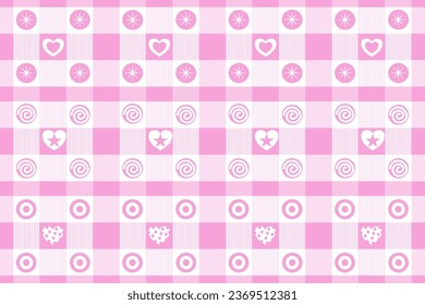 Very beautiful sweet seamless pattern design for decorating, wallpaper, wrapping paper, fabric, backdrop and etc.