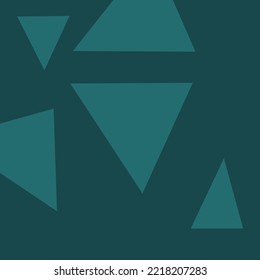 very beautiful triangle pattern green background