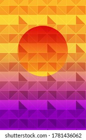 Very beautiful triangulated gradient background